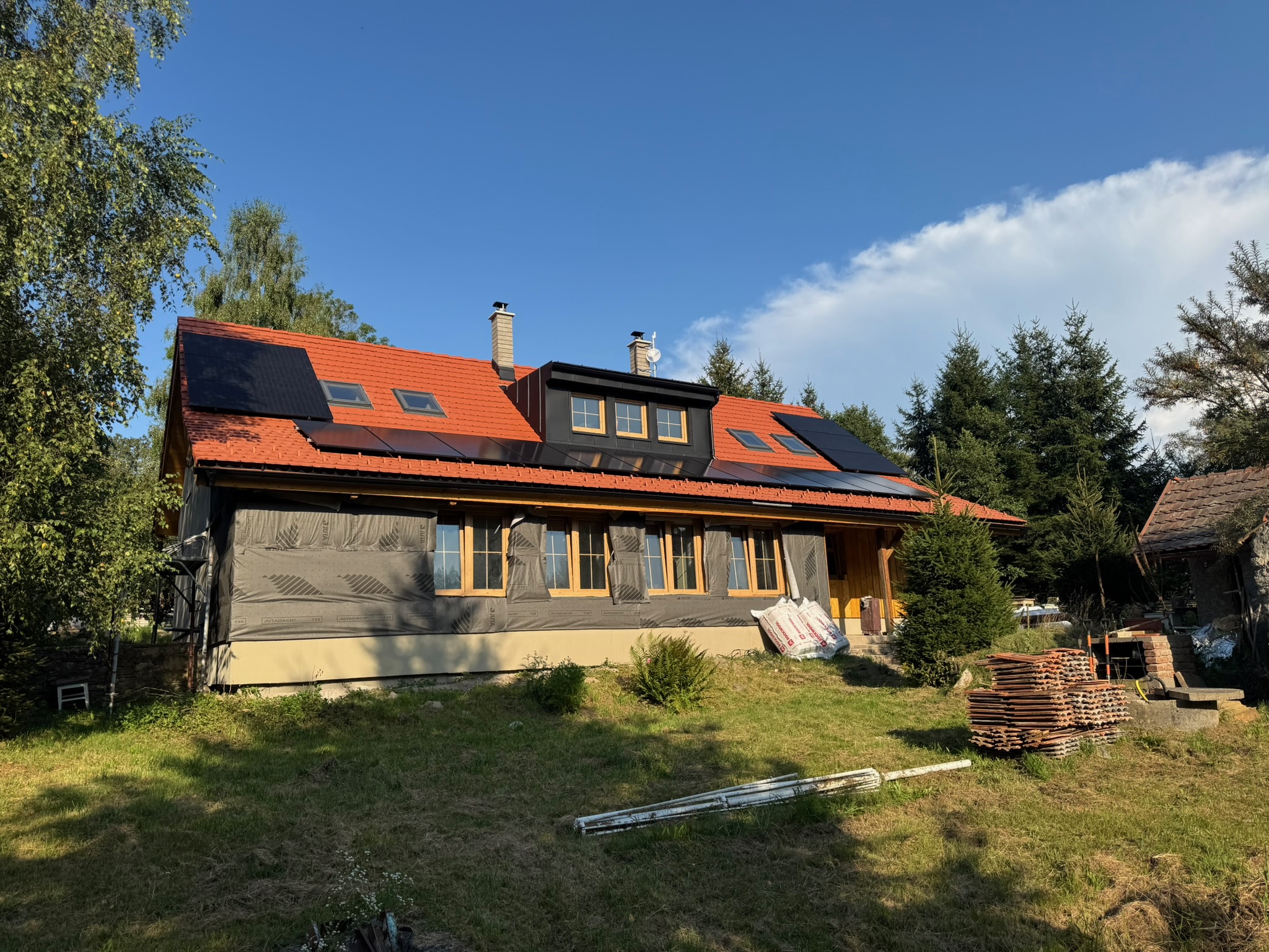 Fotovoltaika na rodinném domě